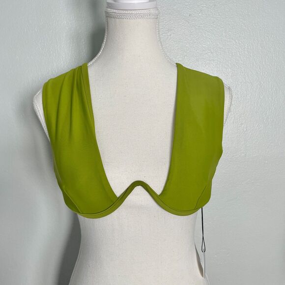 Andrea Iyamah Other - NWT Andrea Iyamah Kuma Bikini Top in Olive - Size XS (Orig. $130) NEW